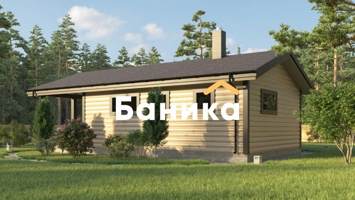 Элитная баня с террасой КБ-4 фото #1