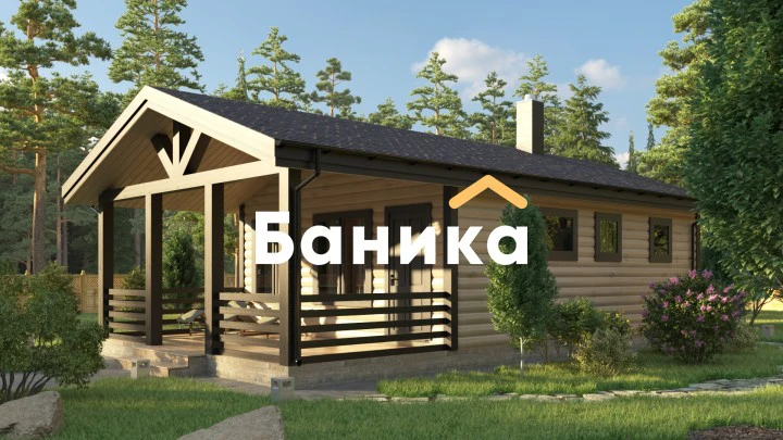 Элитная баня с террасой КБ-4 фото #0