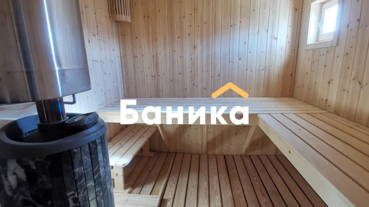 Баня с террасой и панорамными окнами &laquo;КБ-20&raquo; фото №9