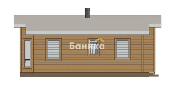 Фасад стильный садовый дом &laquo;Зеленогорск&raquo; фото №2