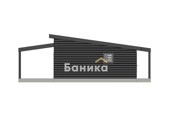 Фасад одноэтажный садовый дом &laquo;Гатчина&raquo; фото №2