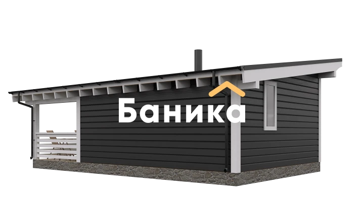 Каркасная баня &laquo;КБ-1&raquo; фото №4
