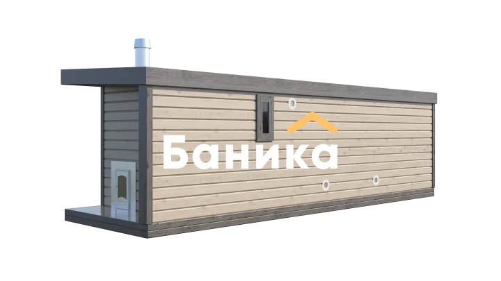 Каркасная баня &laquo;КБ-33&raquo; фото №1