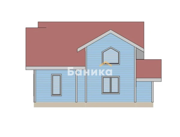 Фасад полутораэтажный дом &laquo;Приозерск&raquo; фото №2