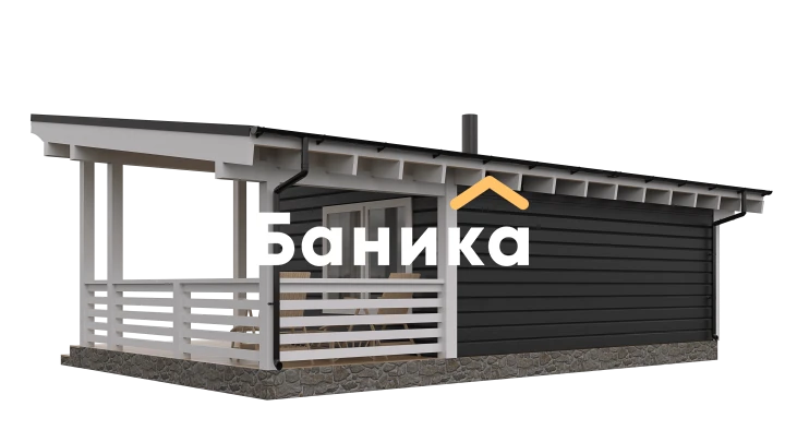 Каркасная баня &laquo;КБ-1&raquo; фото №3