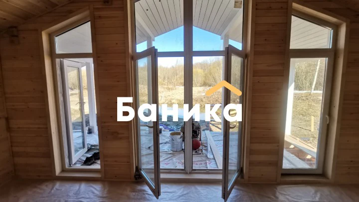 Баня с террасой и панорамными окнами &laquo;КБ-20&raquo; фото №3