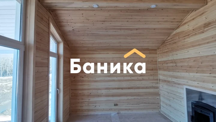 Баня с террасой и панорамными окнами &laquo;КБ-20&raquo; фото №8